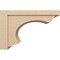 Ekena Millwork 12"W x 36"D x 24"H Classic Emerson Rough Cedar Woodgrain TimberThane Corbel, Primed Tan CORUR12X36X24EMRRCPR - alternate 3